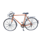 Vélo ancien motobécanne, modèle homme