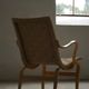 Pair of Swedish armchairs from the mid-century by Bruno Mathsson, model "Eva", 1960s.