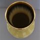 Vintage earthenware vase gold border marked Germany