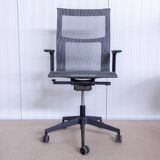 ICF una plus armchair in gray/black mesh