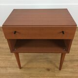 Scandinavian bedside 1 vintage drawer