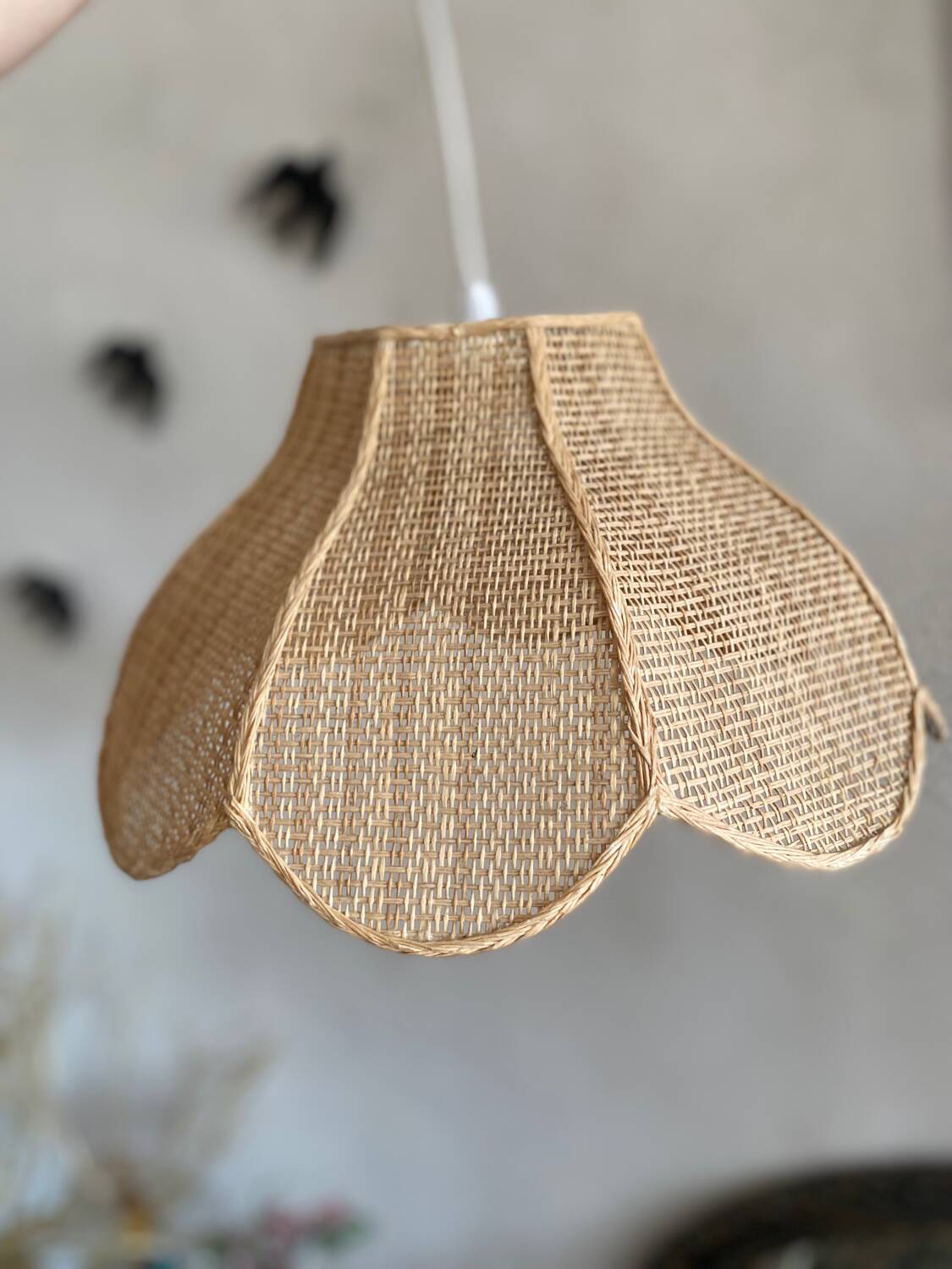 Vintage tulip pendant light
