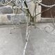 Wrought iron garden table 1960