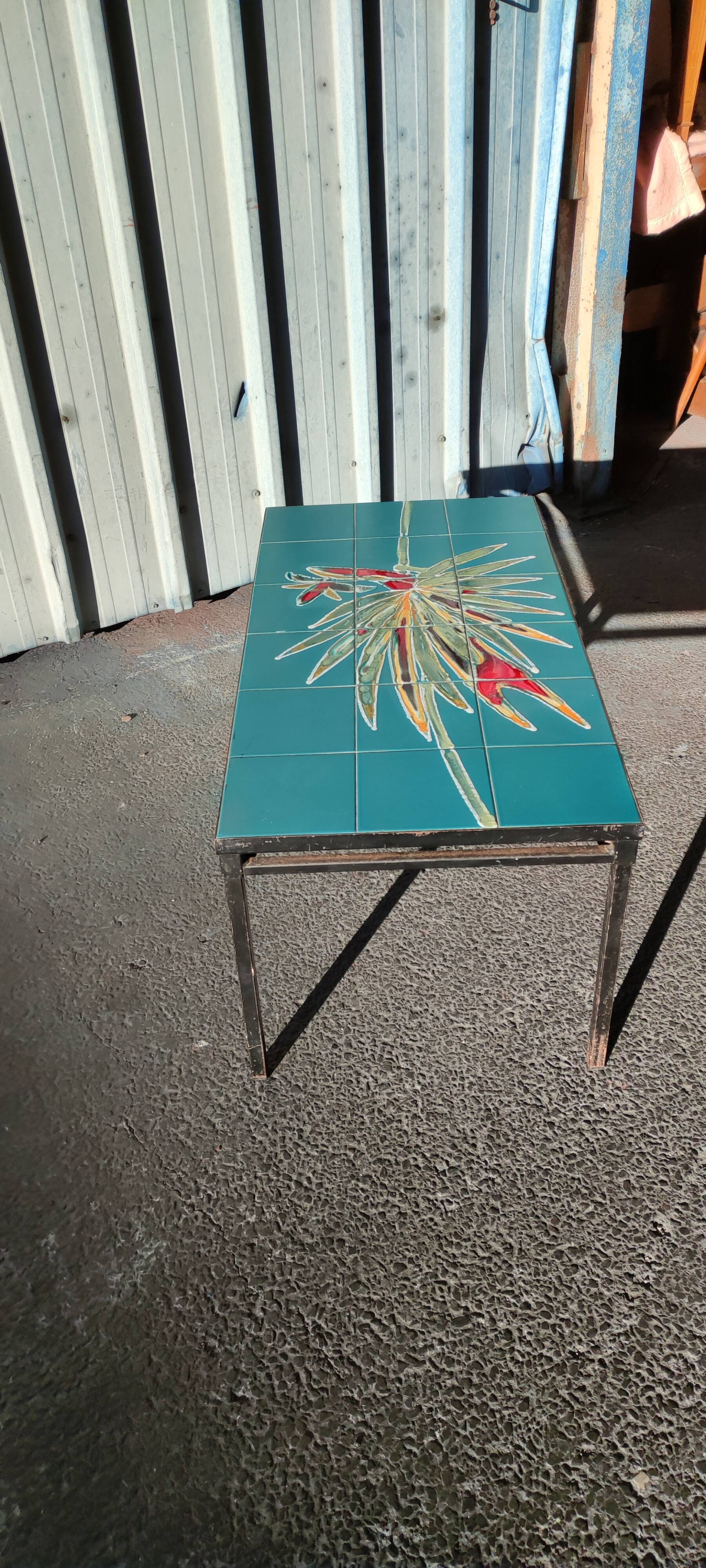 Ceramic coffee table from the 70s