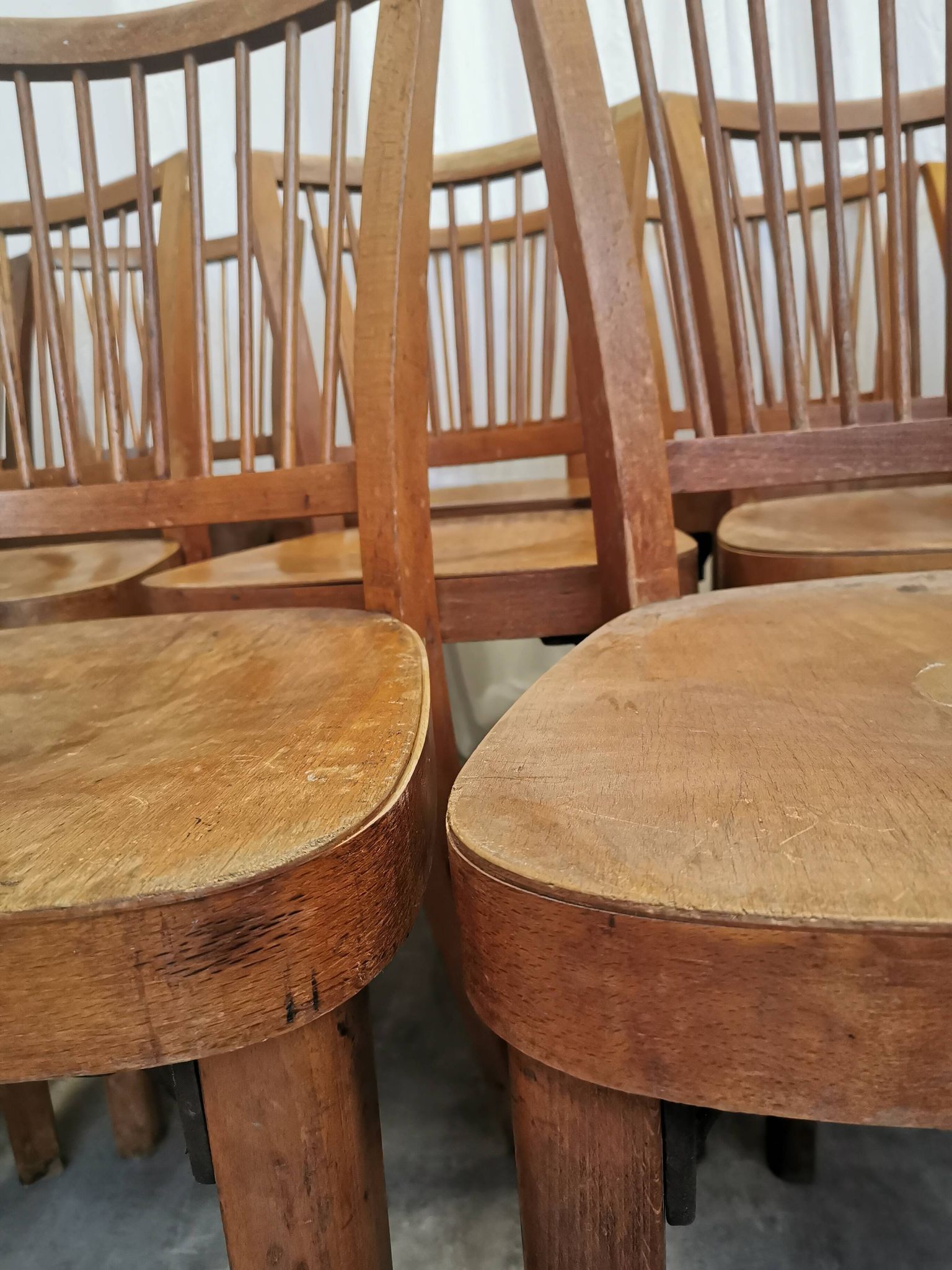 Vintage STOL Kamnik Wooden Dining Chair: 1960s Yugoslavia Bistro Style