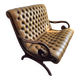Canapé capitonné style Chesterfield