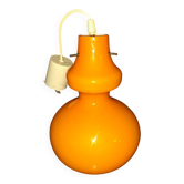 Vintage opaline pendant light. 1970s