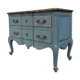 Commode de style Louis XV en noyer