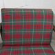 Fauteuil scandinave en teck 1960 démontable avec tissu écossais
