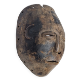 Antique carved wooden tribal mask, early-mid 20th century