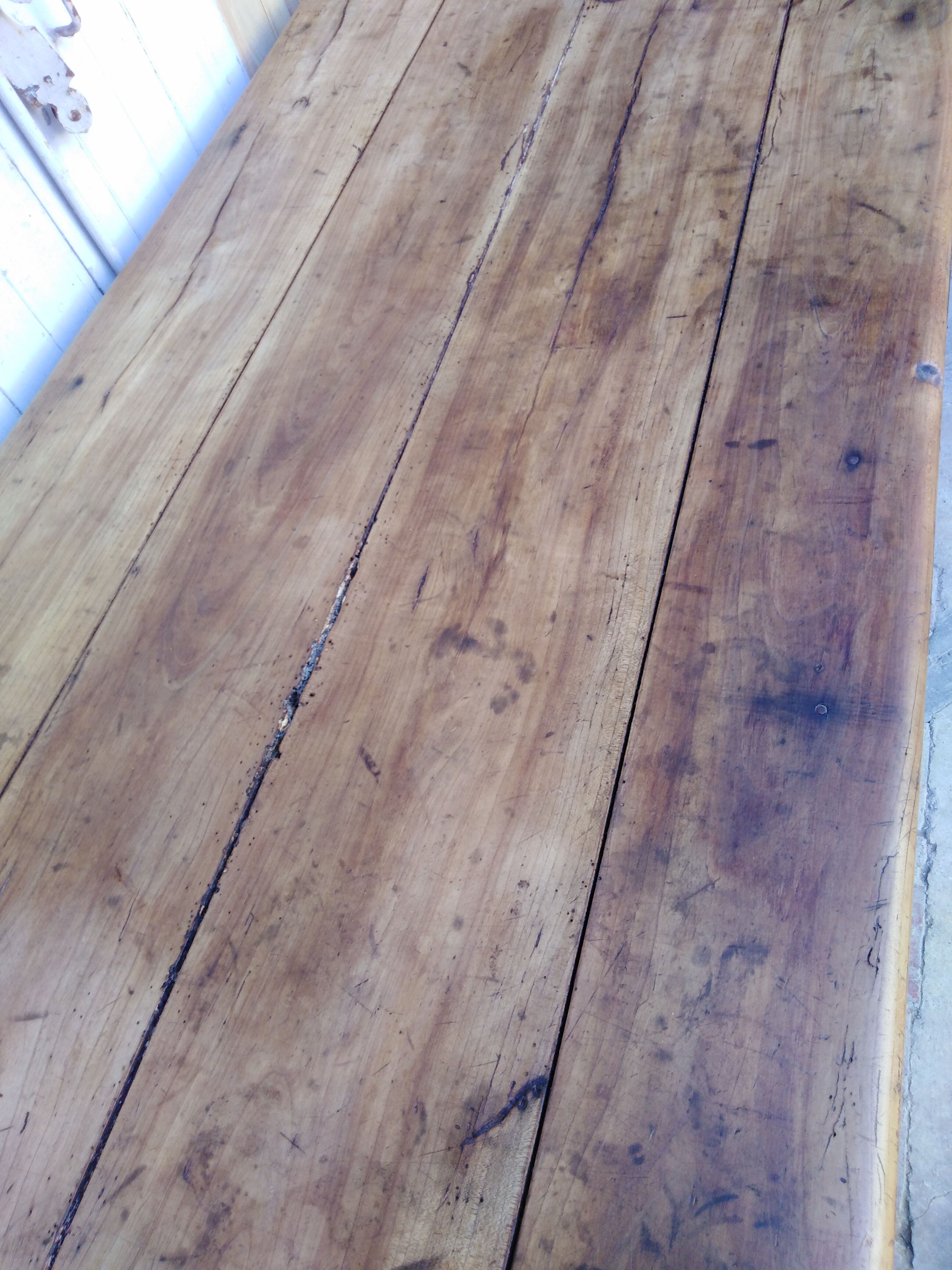Cherry farmhouse table