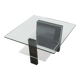 Mid-Century Italian Marble and Glass Coffee Table, 1970s
