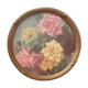 Antique painting of a bouquet of roses, 1900s – glass painting and Louis XVI gilded frame.
