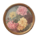 Antique painting of a bouquet of roses, 1900s – glass painting and Louis XVI gilded frame.