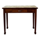 Vintage wood and ceramic table