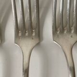 Silver-plated forks