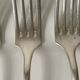 Silver-plated forks