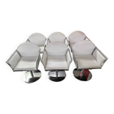 Set of 6 Italian design chairs