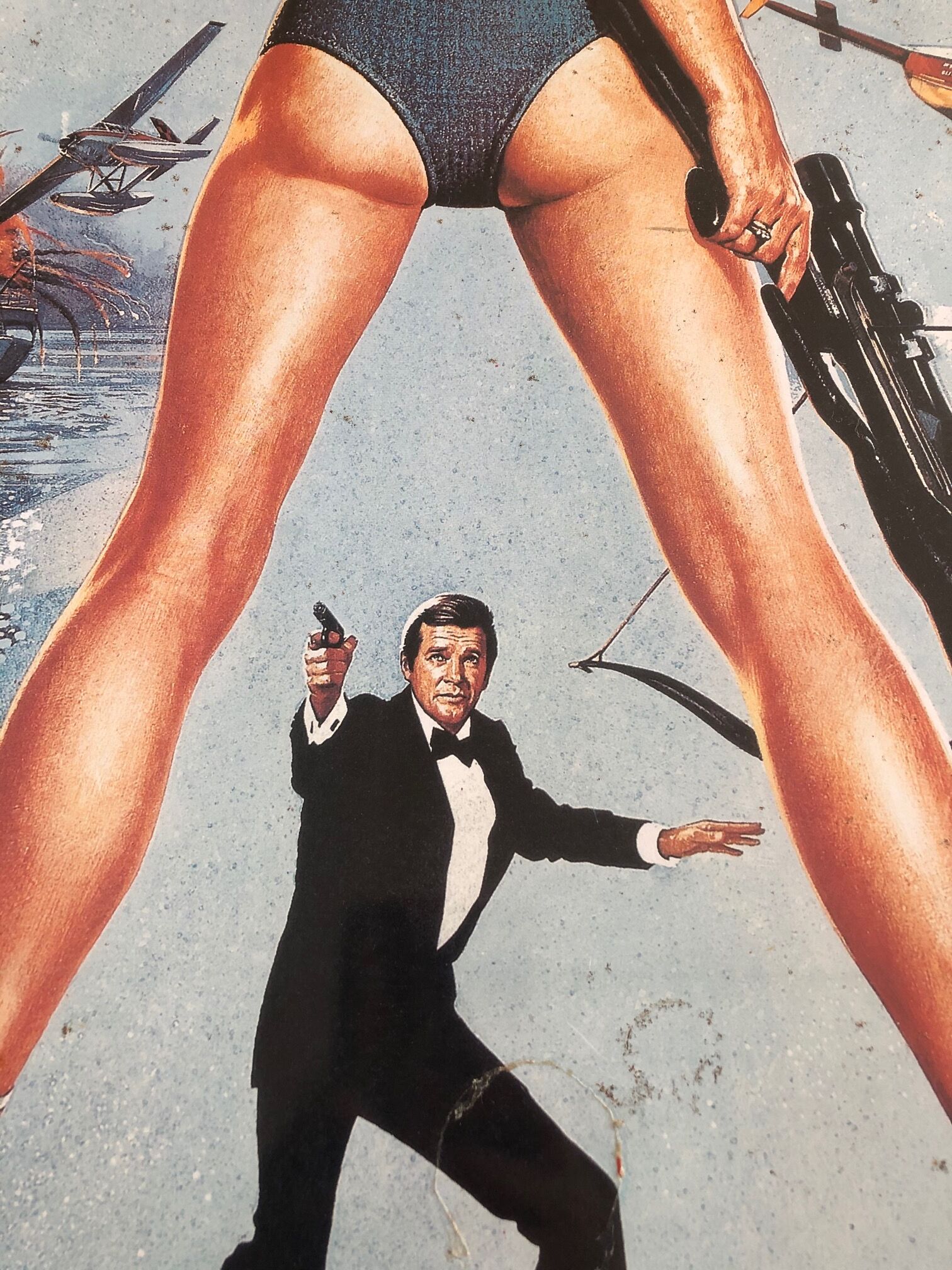 James Bond metal plate movie 'Nothing but for your eyes'