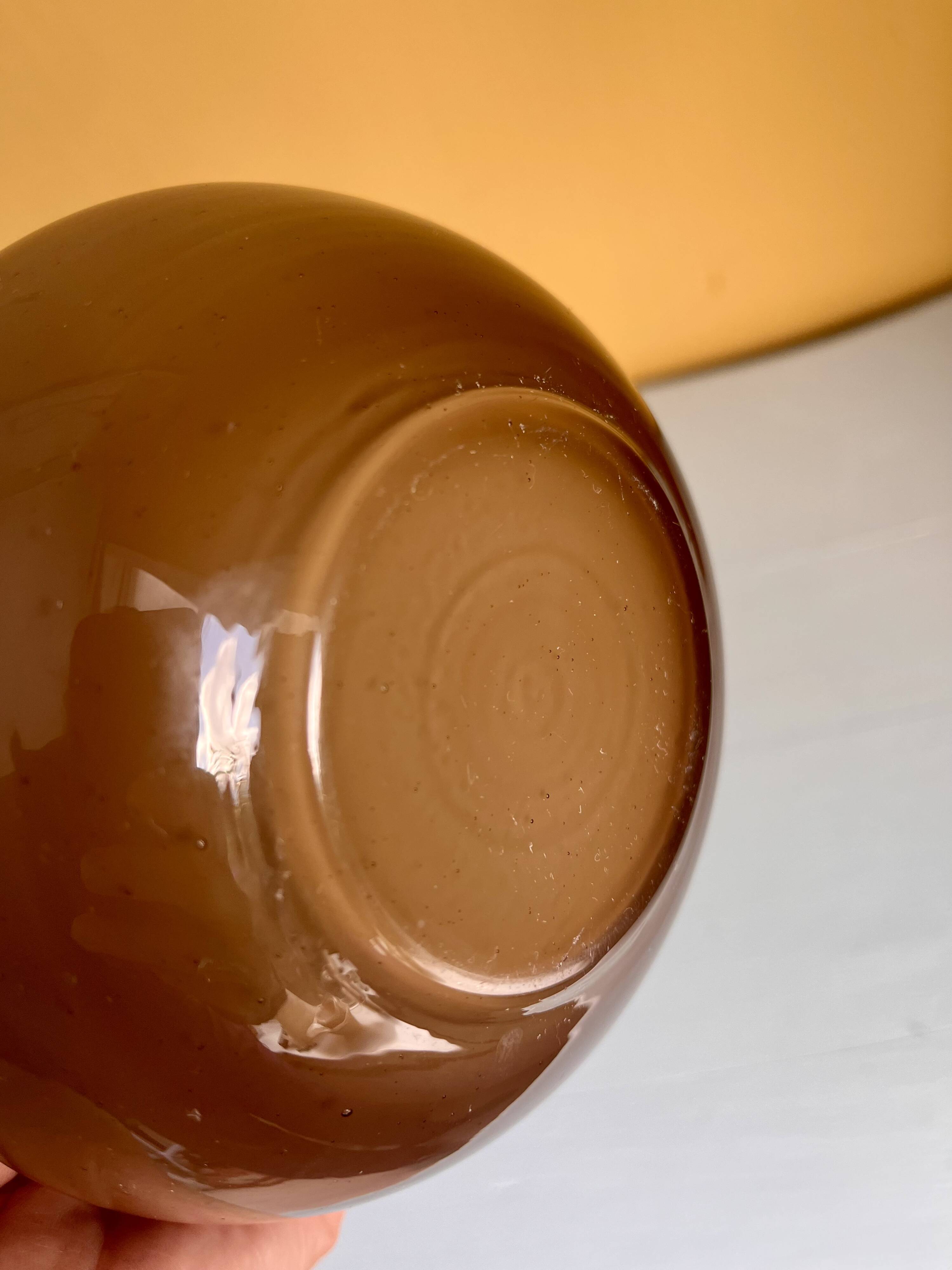 Pichet en verre opalin vintage – style Murano