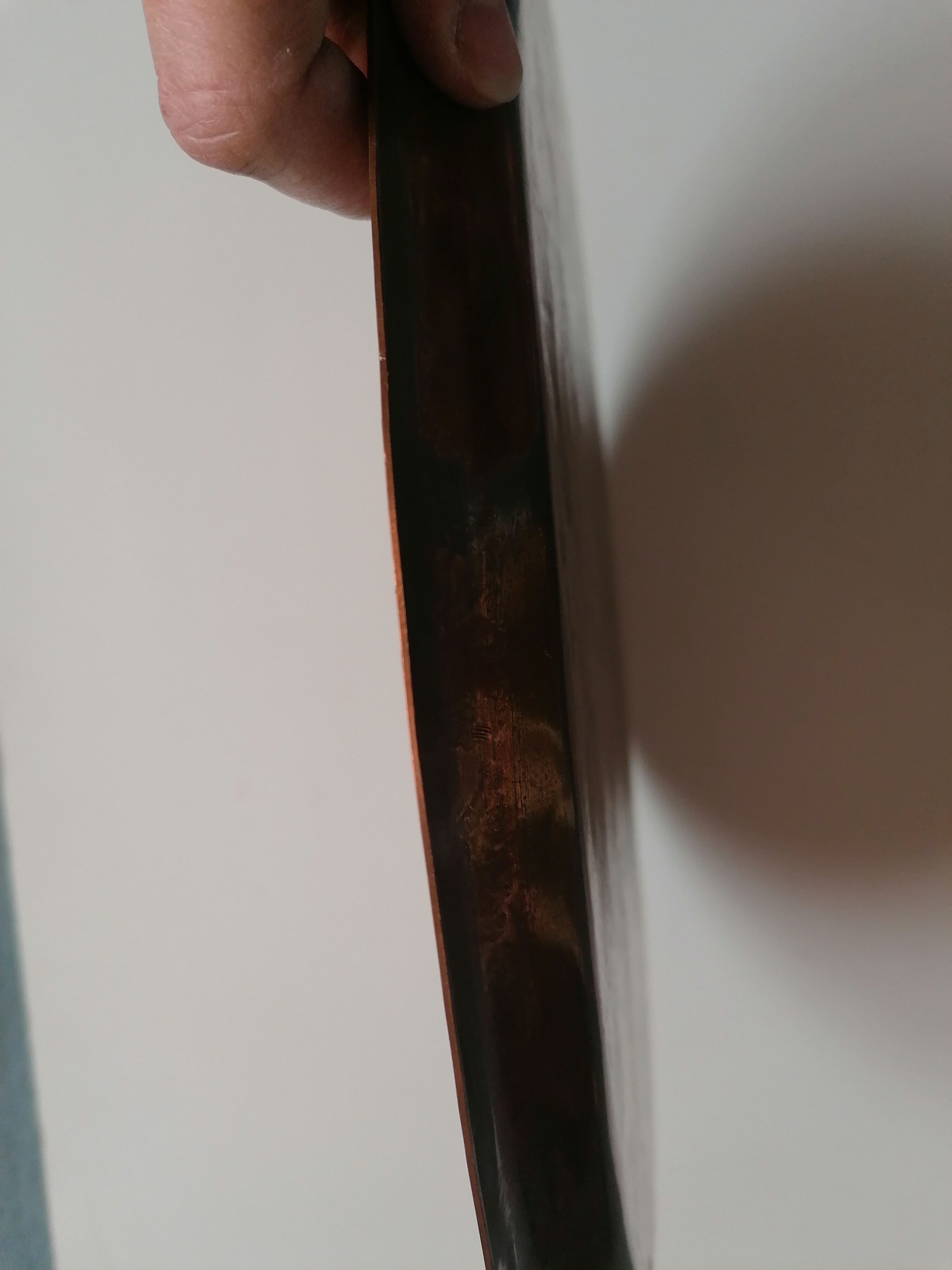 Hammered copper tray