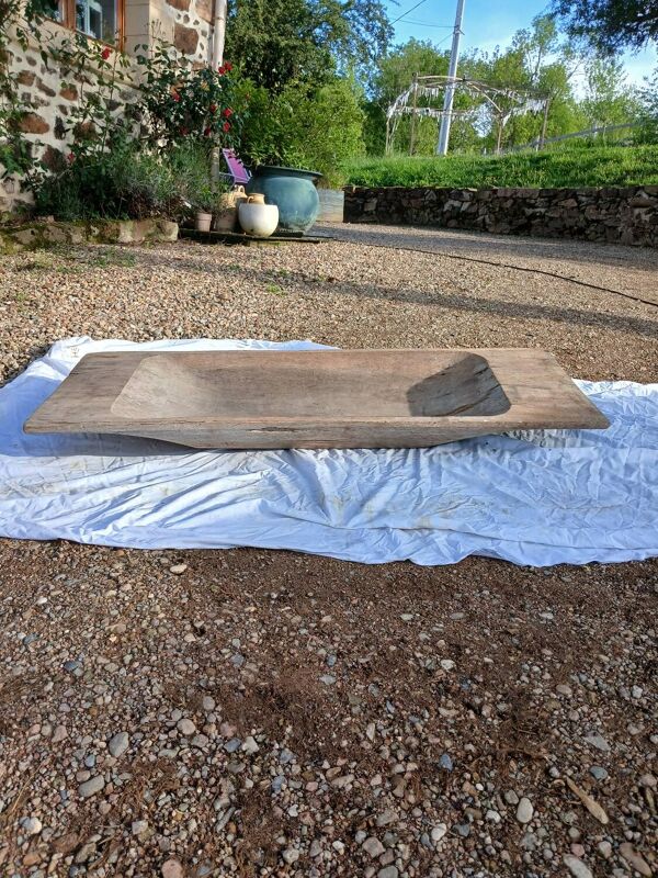 Bac / abreuvoir en bois ancien