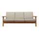 Oak sofa, Danish design, 1960s, designer: Hans J. Wegner, manufacturer: Get