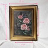 Tableau bouquet de roses