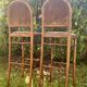 Pair of bar stools/high chairs - Thonet style
