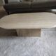 Table basse en travertin