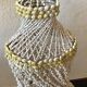 Vintage seashell chandelier