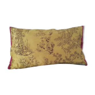 Housse de coussin en soie
