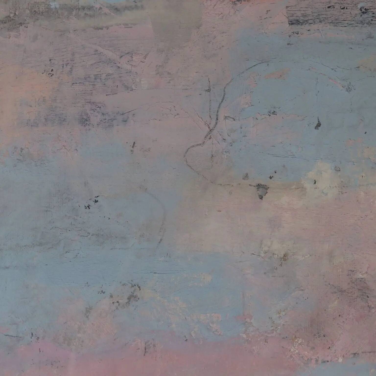Contemporary painting signed Attilio Rossi, oil on canvas, 1980s.