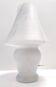 Postmodern White Murano Glass Table Lamp with a Pink Marble Effect, Italy