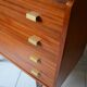 Commode années 60 façade inclinée