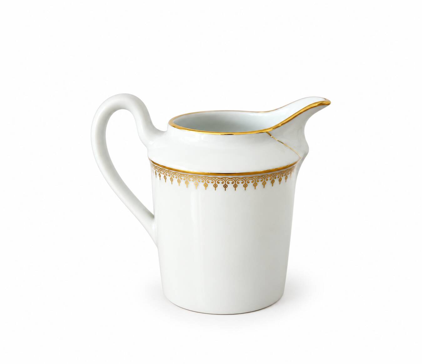 Vintage French ceramic milk jug and lidded jar set