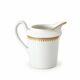 Vintage French ceramic milk jug and lidded jar set