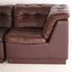 Modular leather sofa