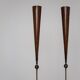 Pieter Spruyt copper floor candle holders
