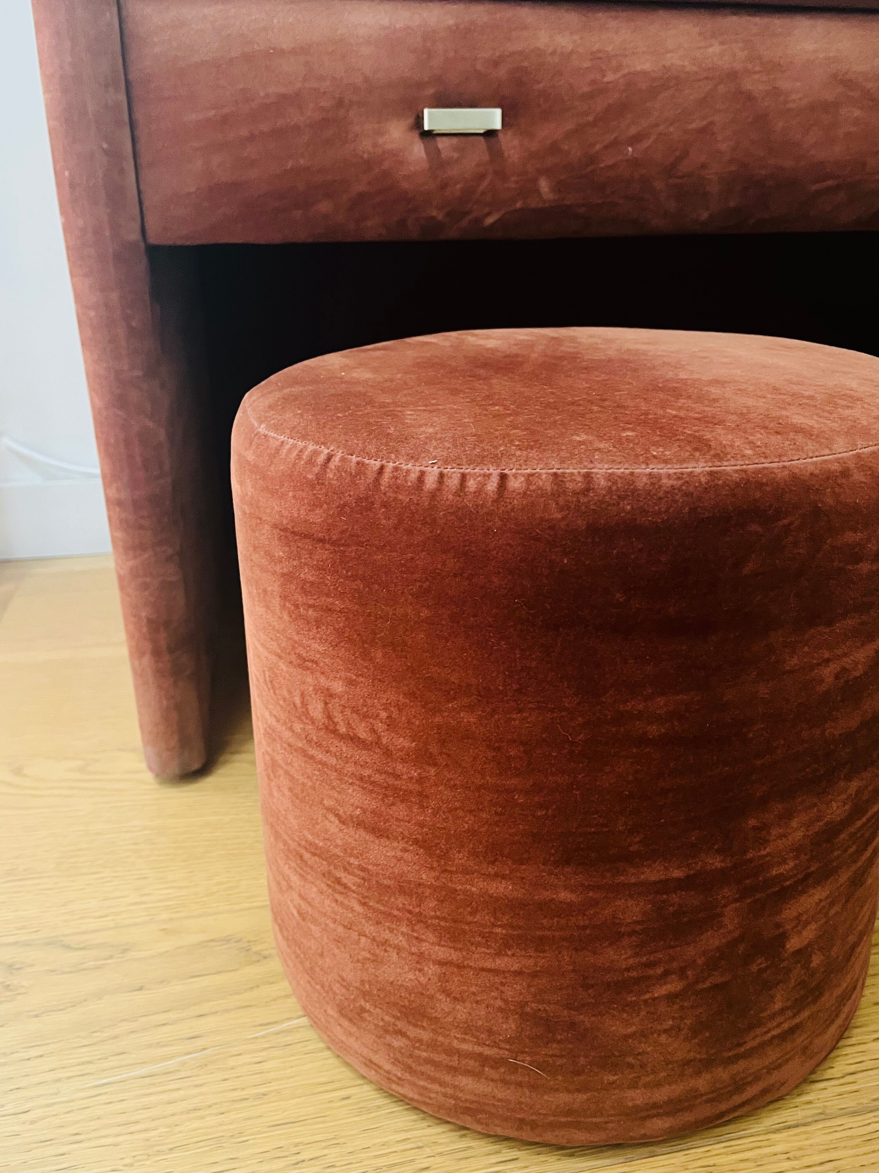 Velvet dressing table from the 70s