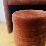 Velvet dressing table from the 70s