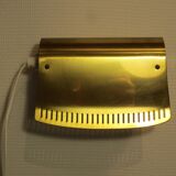 Scandinavian wall lamp in golden brass