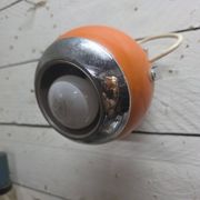 Paire d'appliques vintage eyeball des années 70
