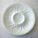 6 porcelain oyster plates Tharaud Limoges