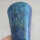 Vase in iridescent Glass Art new of PEACKOCK