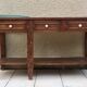 Old solid wood counter