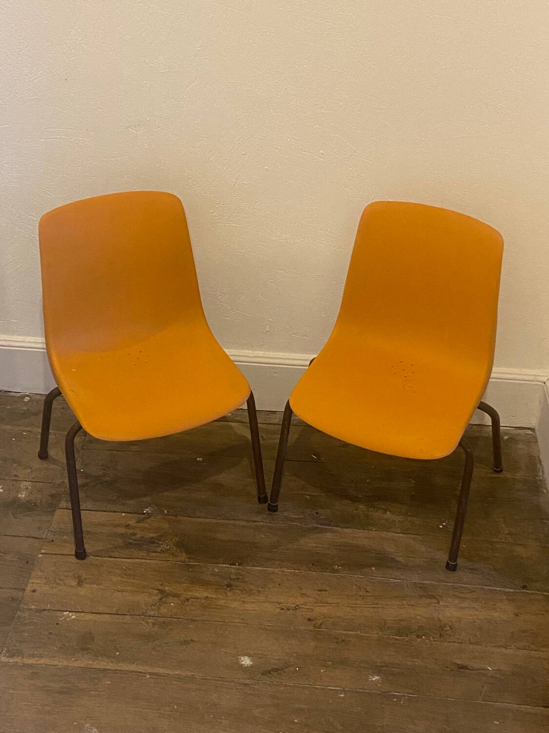 Duo of vintage chairs, children, schoolchildren, 🧡Grofilex 90's