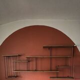 Industrial style wall shelf