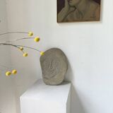 Stone sculpture 1950 face