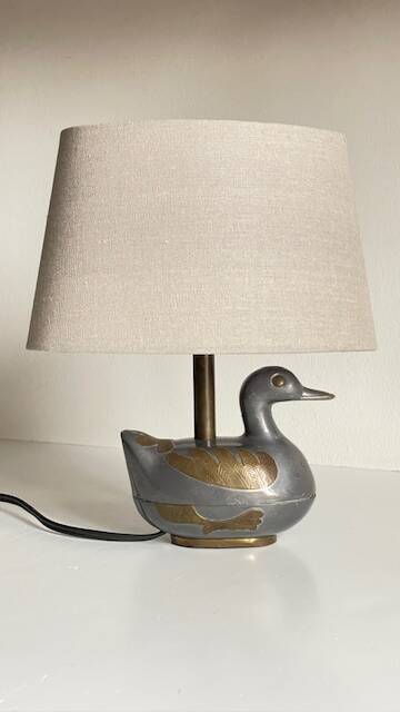 Vintage duck lamp